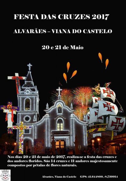 Festa de Santa Cruz e Andores Floridos de Alvar&atilde;es dias 20 e 21 Maio 2017 